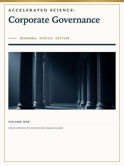 Cover of Accelerated Science: Corporate Governance