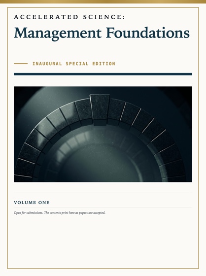 Cover of Accelerated Science: Management Foundations